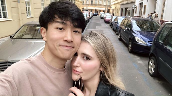 Asian man with a white (British) girlfriend