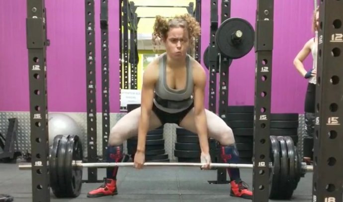 Samantha Eugenie. How impressive is this French teenage powerlifter?