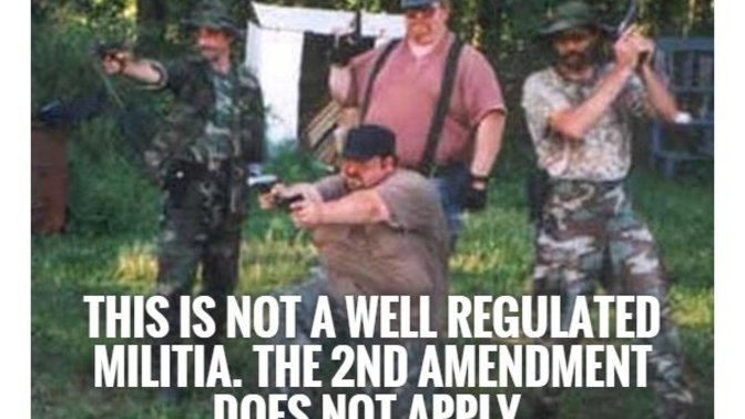 When will the FAR RIGHT realize we aren't partying like its 1776 but 2021 with the 2nd Amendment and they are no invaders from another country?