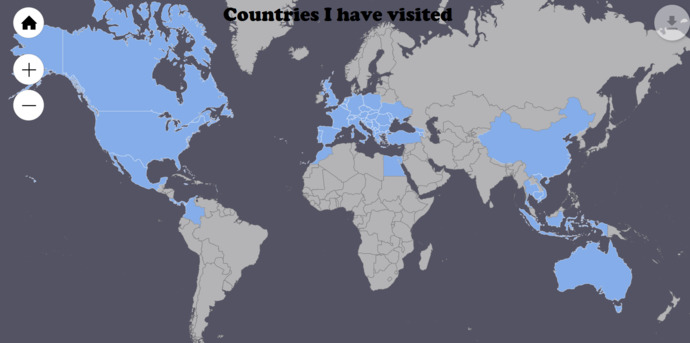 How many countries have you been to?