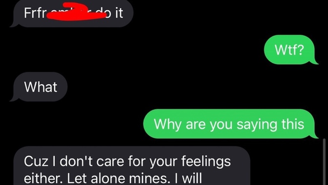 Why is this okay for him? but when I do it it’s not?
