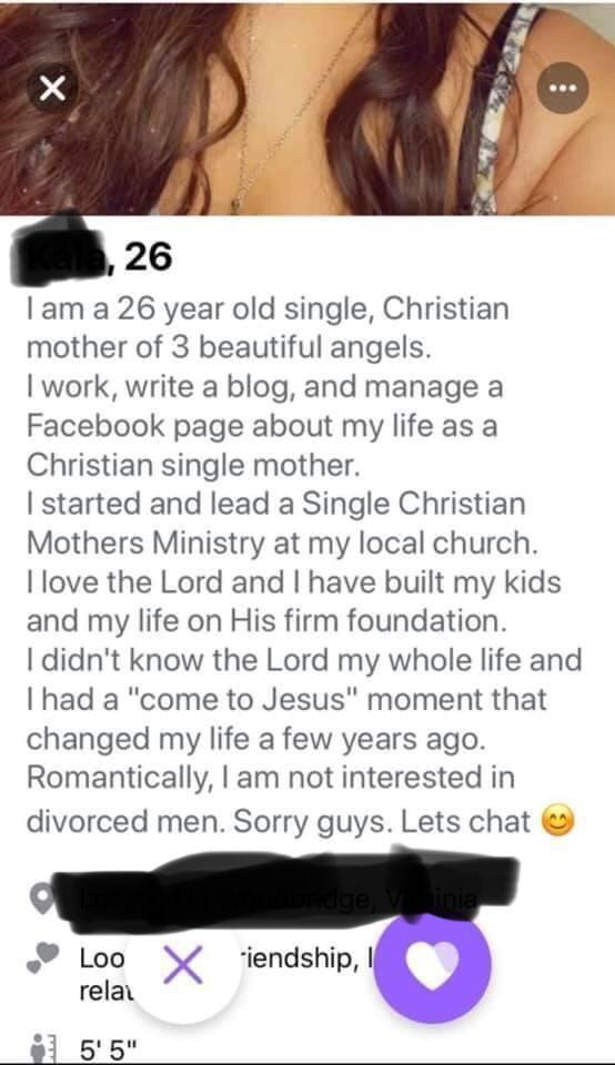 Will you marry a religious Christian single mom who accepted Jesus Christ? Or is been a single mom too much for religious men to handle?