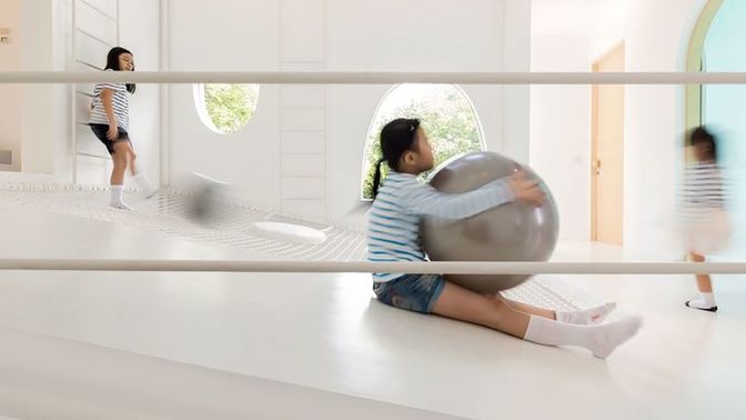 What do you think of a house that is also a jungle gym?
