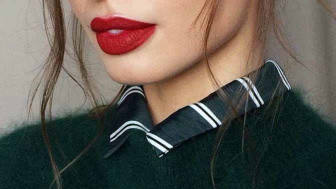 Is a bold red lip ok for work?