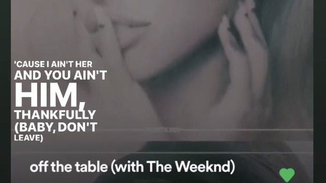 Women that post song lyrics to Instagram story about their moods in hopes of certain men noticing?