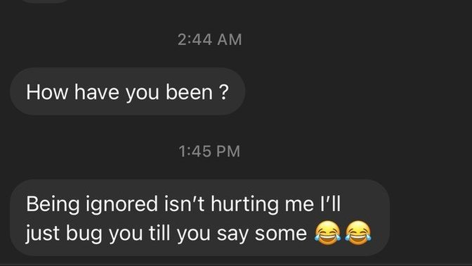 Why is my ex boyfriend going out of his way to get my attention when he is the one who ghosted me?
