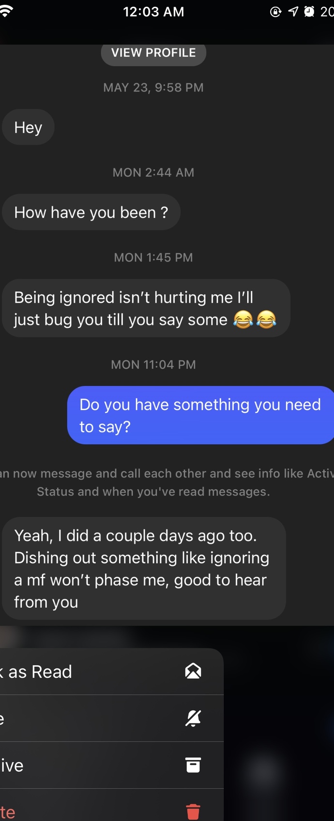 Why do you think my ex finally apologized after 3 years and why did he act as if I owed him a different response?