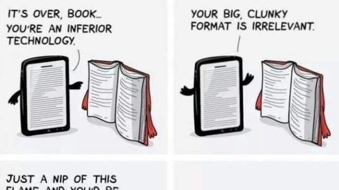 Can a computer ever replace a book?