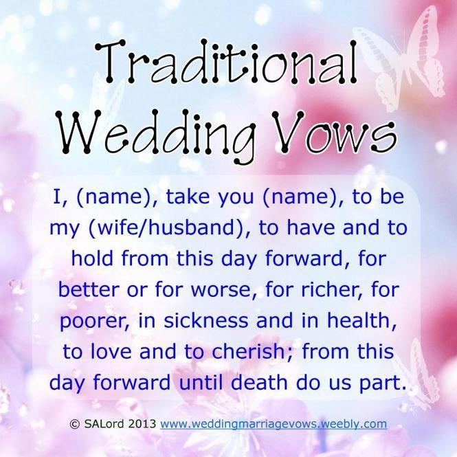 If You Get Married Would You Prefer To Use Traditional Wedding Vows Or Write Your Own Vows?