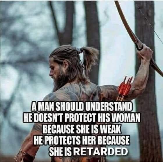 Do you believe that men should always protect women?