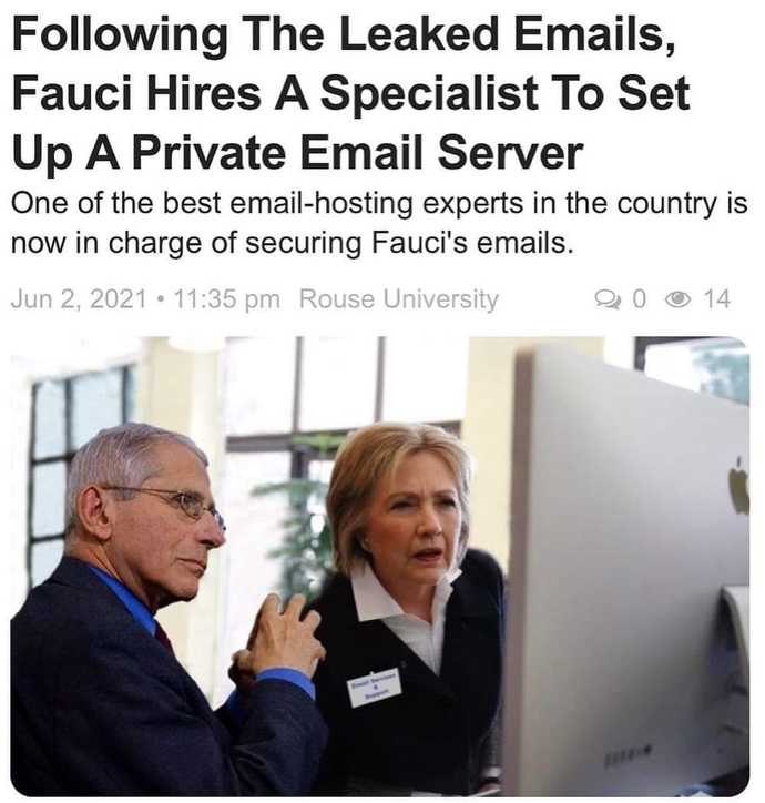 What do people think of the Fauci email leaks?