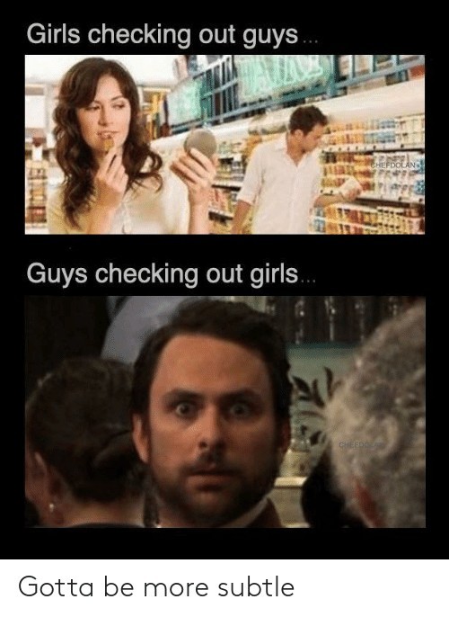 Guys if u have a girlfriend why do you check out other women?