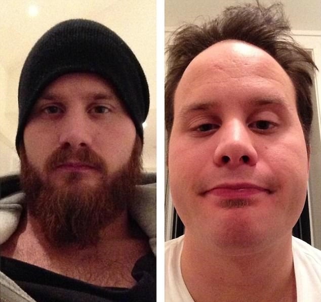 Are beards and hats makeup for men?