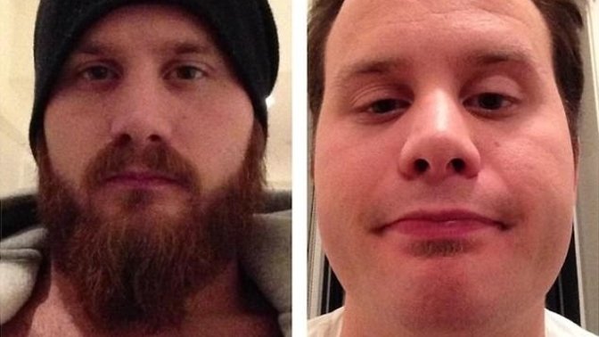 Are beards and hats makeup for men?