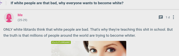 If white people are that bad, why everyone wants to become white?