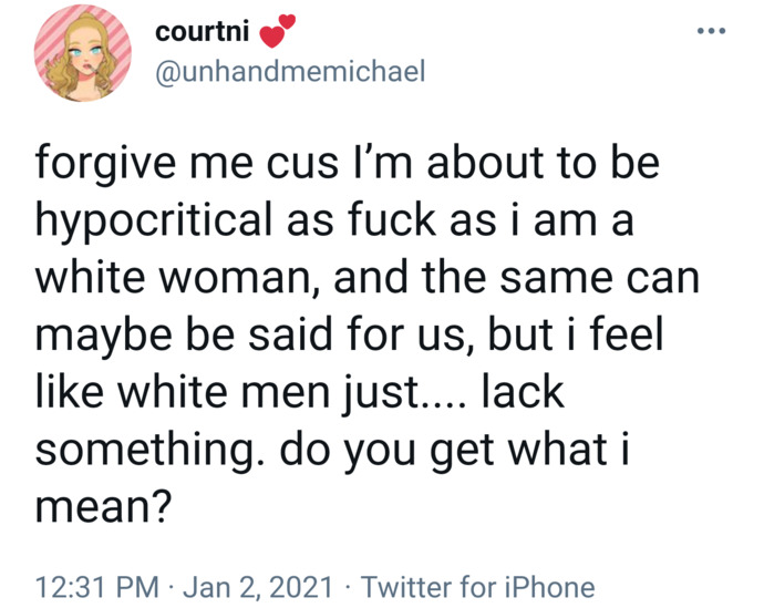 Why do white women behave like this?