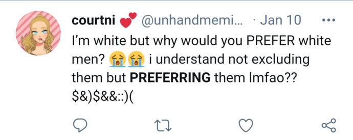 Why do white women behave like this?