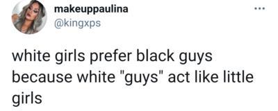 Why do white women behave like this?