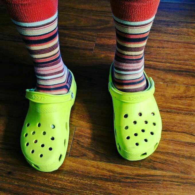 Crocs on the Barbie?