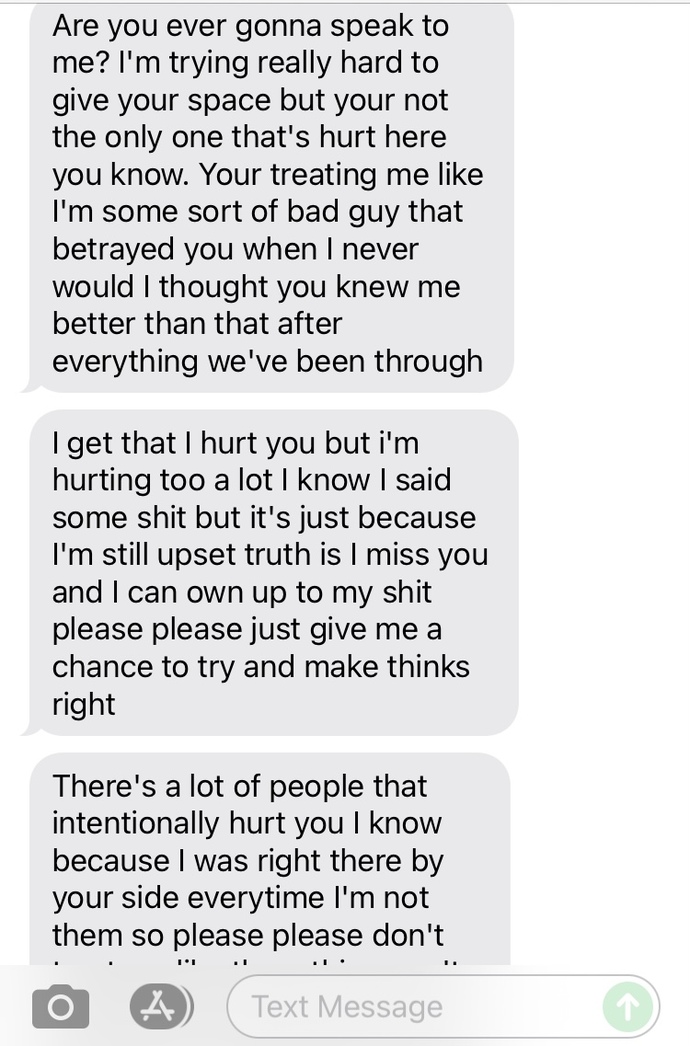 Would you accept this apology?