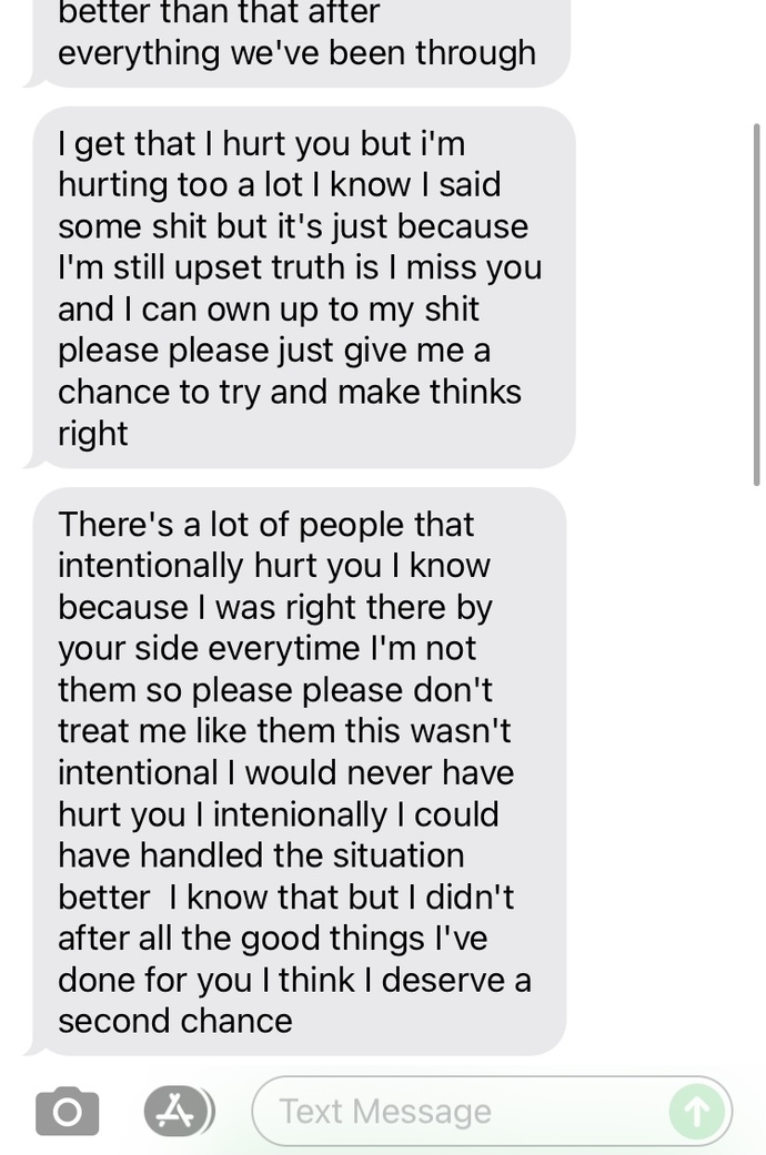 Would you accept this apology?