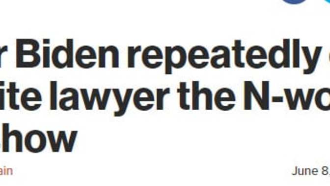 Emails show Hunter Biden called his own lawyer the N-word multiple times. Is he a racist like Joe Biden his father? Is the Biden Family KKK leaders?