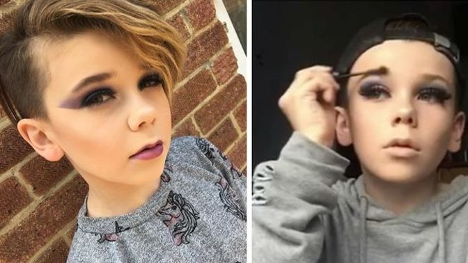 Would you care if your son wanted to wear makeup?