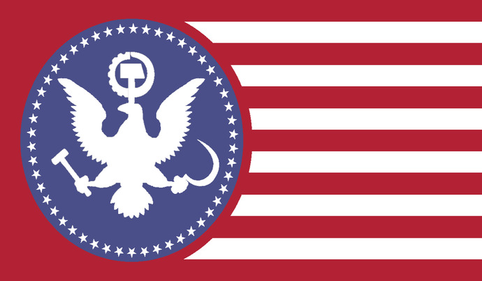 Which of these U. S. flags should comrade Biden replace the current one with?