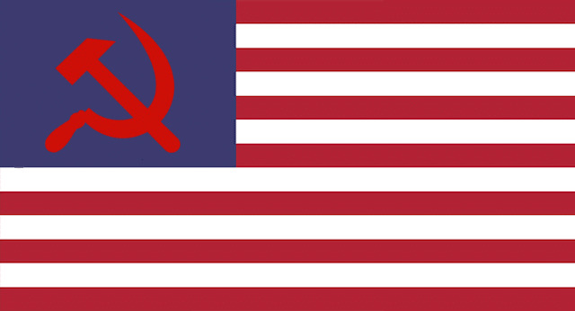 Which of these U. S. flags should comrade Biden replace the current one with?