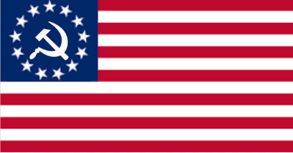 Which of these U. S. flags should comrade Biden replace the current one with?