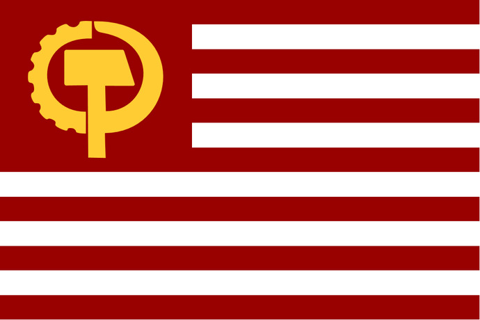 Which of these U. S. flags should comrade Biden replace the current one with?