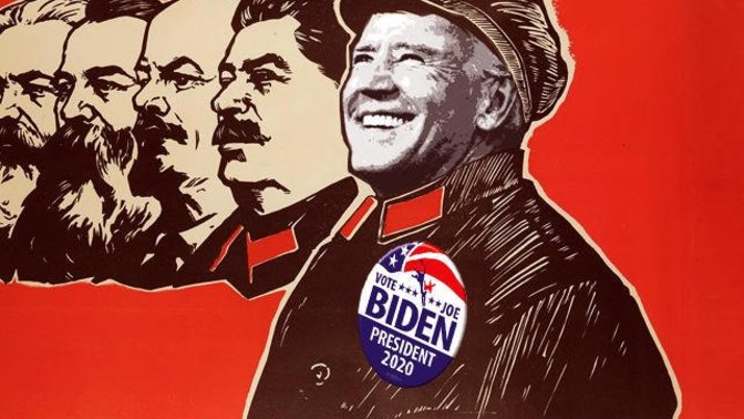 Which of these U. S. flags should comrade Biden replace the current one with?
