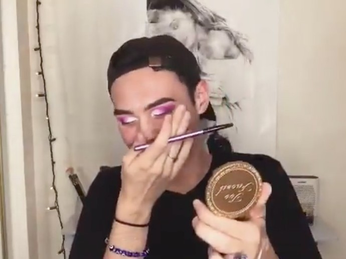 Girls, what would be your reaction if you caught your boyfriend trying on makeup?