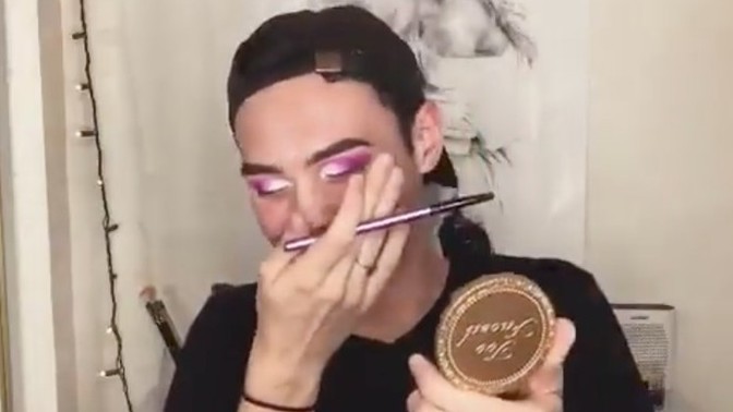 Girls, what would be your reaction if you caught your boyfriend trying on makeup?