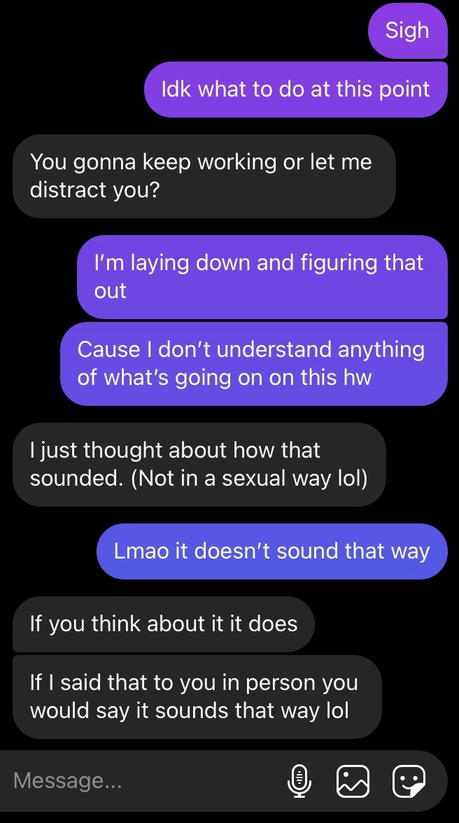He knows Im taken - is he still trying to hit on me?