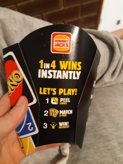 Has anyone won anything from HJS Uno?