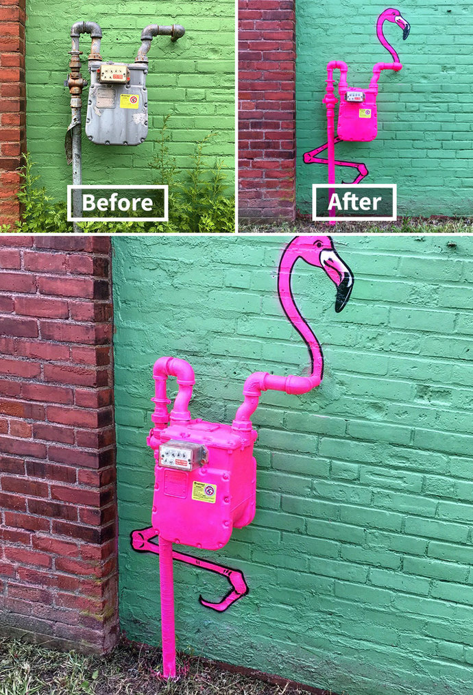 How do you get rid of eyesores in your neighborhood?
