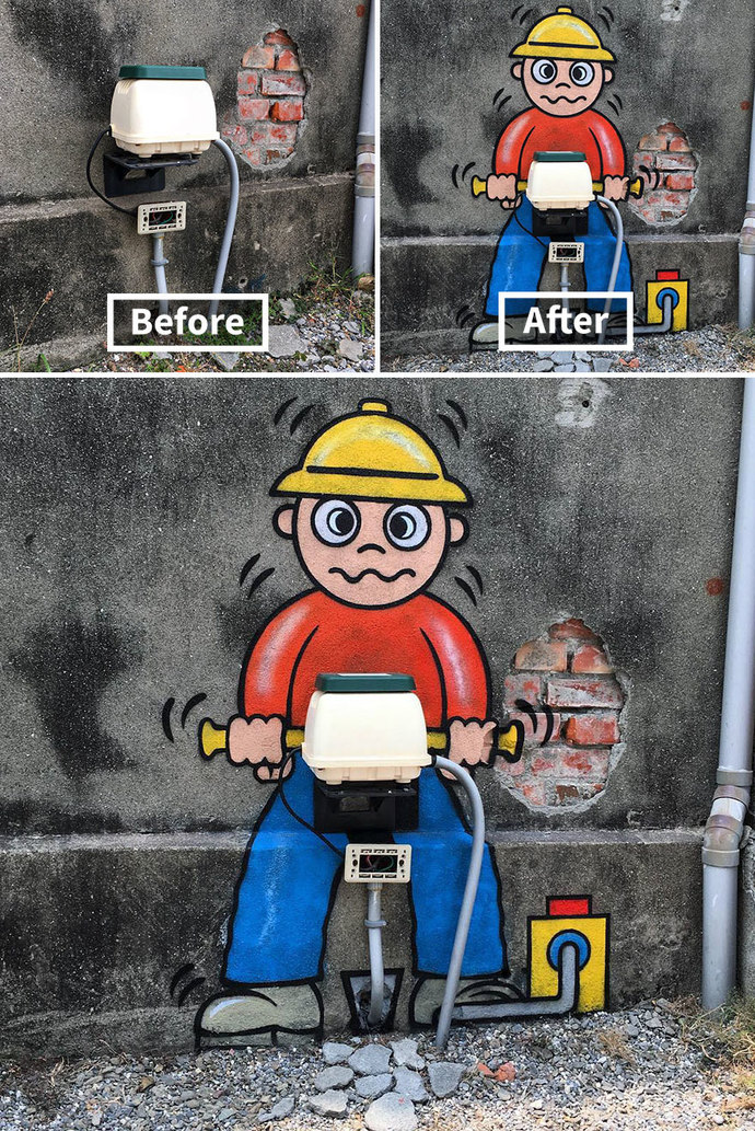 How do you get rid of eyesores in your neighborhood?