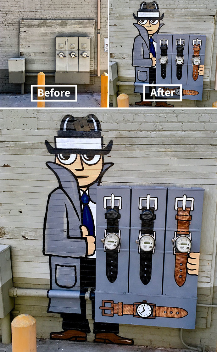 How do you get rid of eyesores in your neighborhood?