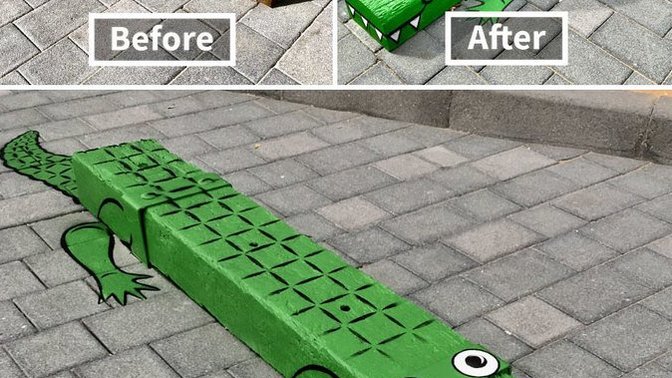 How do you get rid of eyesores in your neighborhood?