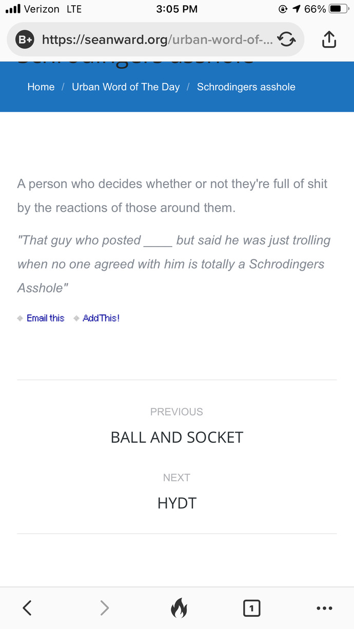Have you ever met or known someone who exemplifies the “schrodingers asshole”?