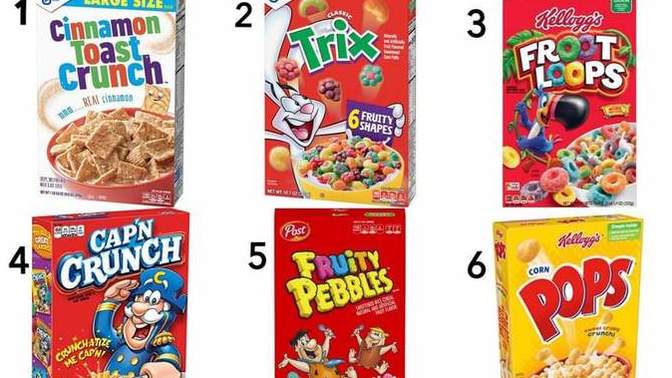 Which three would you choose: cereal edition?