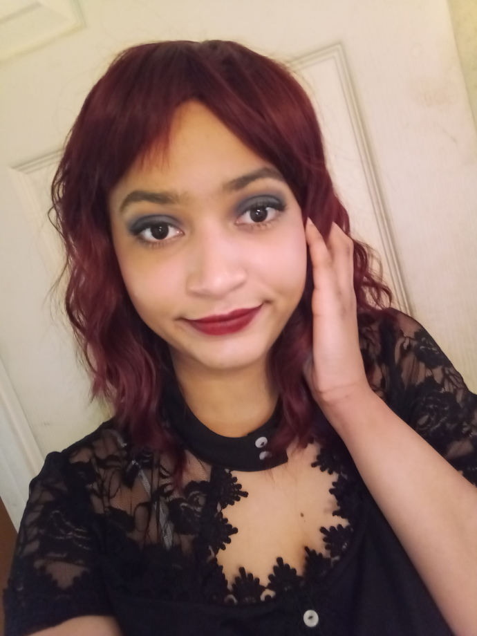 Do I look better with black or red hair?