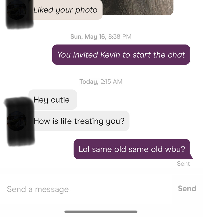 Is my response to this guy dull and boring?