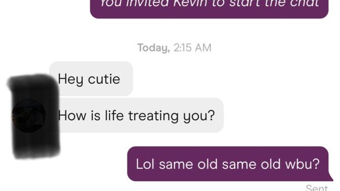 Is my response to this guy dull and boring?