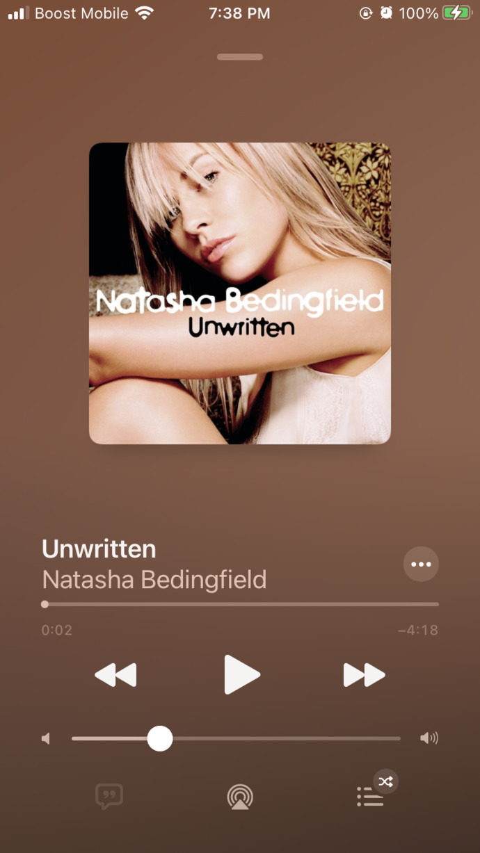 Unwritten - Natasha Bedingfield