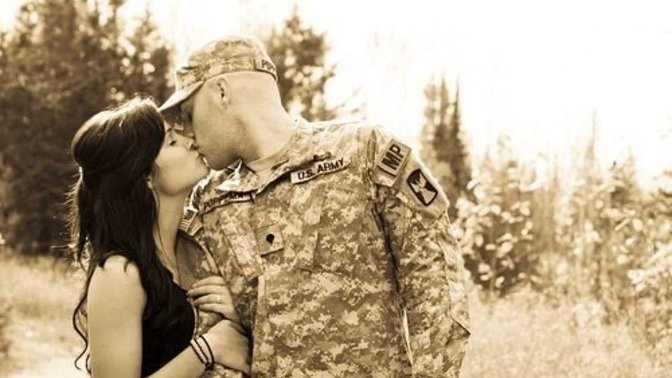 Is it fair to date a civilian while serving in the military?