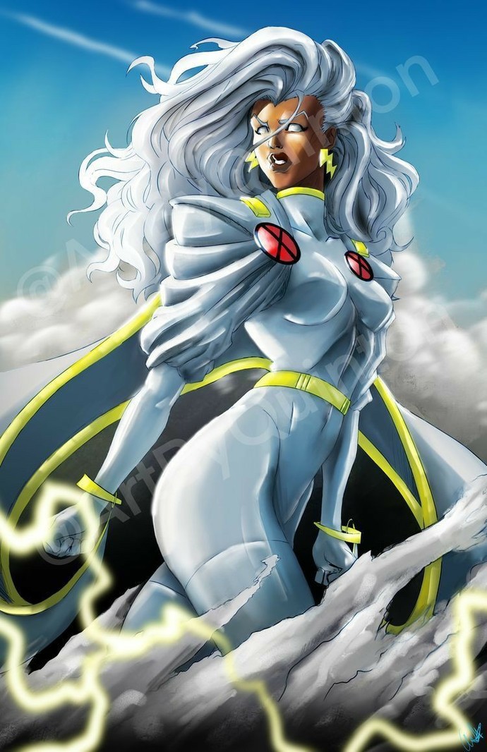 If someone described another girls personality as being like a storm what would you think that means?