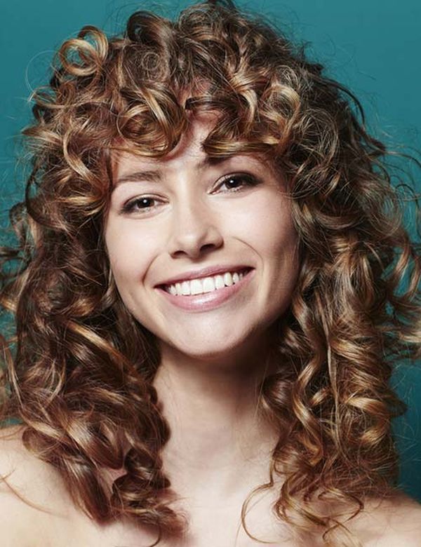 Too much curl for this girl - maybe if we cut off half of them - - - -