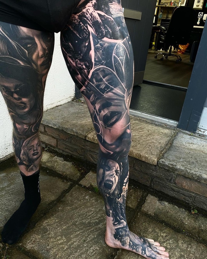 Thoughts on guys with leg sleeves?